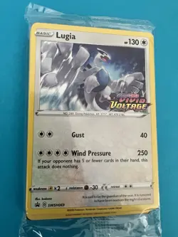 Lugia Prerelease SWSH069 Sword & Shield Vivid Voltage Promo Card Holo Sealed - Image 1