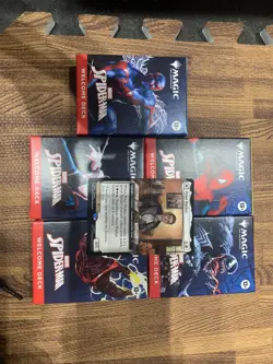 Mtg NYCC SPIDER-MAN WELCOME DECK SET OF 9 WITH 7 PROMO CARDS see description - Image 3