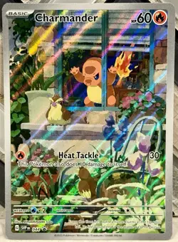 Pokemon TCG Charmander 044 Scarlet & Violet Promo Cards Holo. LP - Image 1