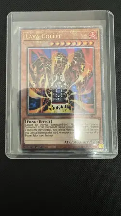 Yu-Gi-Oh Lava Golem Quarter Century Rare Card RA01-EN001 - Image 2