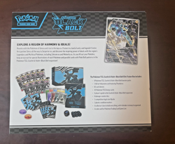 POKEMON TCG - Black Bolt Elite Trainer Box- OPENED WITH 2 Sealed Card Packs - Image 4