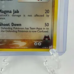 Rhydon Holo 11/95 EX Team Magma's 2004 Pokemon TCG Trading Card - Image 3