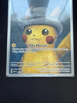 Pokemon TCG Pikachu with Grey Felt Hat 085 Sv: Scarlet & Violet Promo Card NEW - Image 2
