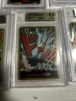 One Piece TCG Lot 7 BGS Slabs - Graded Card Collection - Beckett Certified OP - Image 4