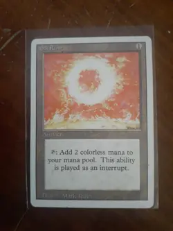 Sol Ring - Revised - Magic MTG - LP 1994 Rare Card - Image 1