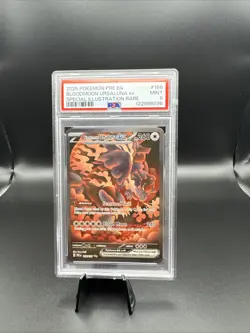 Bloodmoon Ursulana EX Prismatic Evolutions Card 168/131 Sir Psa 9 - Image 1