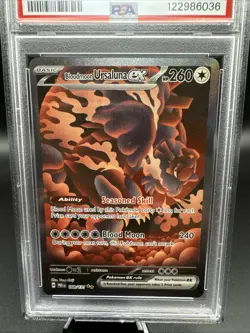 Bloodmoon Ursulana EX Prismatic Evolutions Card 168/131 Sir Psa 9 - Image 2