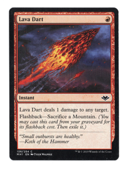 MTG-Lava Dart-Modern Horizons-134-LP-NonFoil - Image 1
