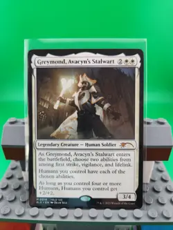 Magic The Gathering Greymond, Avacyn's Stalwart SLX Universes Within - Image 1