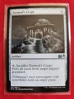Tormod's Crypt - Core M15 - MTG Magic - Uncommon - Artifact - Image 1