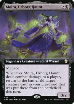 Moira, Urborg Haunt Extended Art Regular - Dominaria United Commander MTG-NM - Image 1