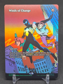 Magic The Gathering: Spider-Man Winds of Change Full Art Borderless Foil 0030 - Image 1