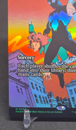 Magic The Gathering: Spider-Man Winds of Change Full Art Borderless Foil 0030 - Image 2