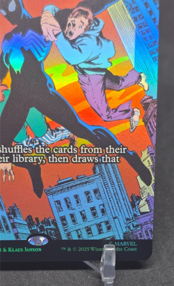 Magic The Gathering: Spider-Man Winds of Change Full Art Borderless Foil 0030 - Image 3