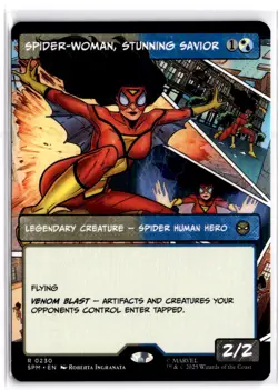 MTG Spider-Woman, Stunning Savior (Borderless) R 230 NM - Image 1