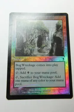MTG Bog Wreckage x1-Foil -Odyssey-Lightly Played - Image 1