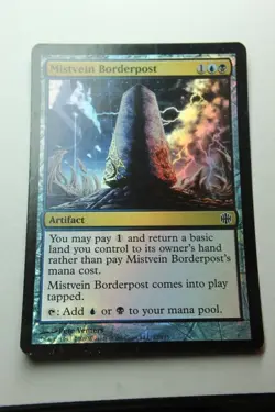 MTG Mistvein Borderpost x1-Foil -Alara Reborn-Lightly Played - Image 1