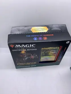 Magic the Gathering Lord of the Rings Commander Deck Hosts Of Mordor New Sealed - Image 2