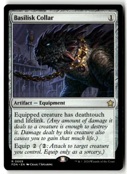MTG - Basilisk Collar 669 Near MintFoundations - Image 1
