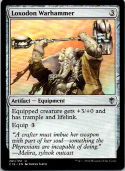 Loxodon Warhammer - 261 - Commander 2016 - Magic MTG - LP - Image 1