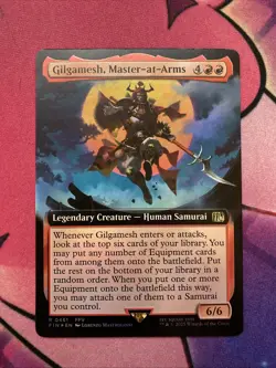 Gilgamesh, Master-at-Arms (Extended Art) Final Fantasy Foil 0461 Rare MTG FIN NM - Image 1