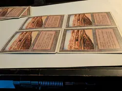 Magic the Gathering Strip Mine 4th Edition Wizards of the Coast - Set of 4 - Image 2