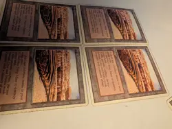 Magic the Gathering Strip Mine 4th Edition Wizards of the Coast - Set of 4 - Image 3