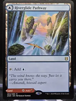 Riverglide Pathway Lavaglide Pathway #264 Zendikar Rising Regular Rare - Image 1