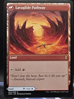 Riverglide Pathway Lavaglide Pathway #264 Zendikar Rising Regular Rare - Image 2