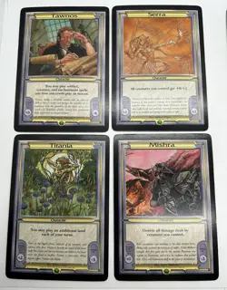 MTG Magic the Gathering Oversized Vanguard Character Set Series 4 1999 WOTC NM - Image 3