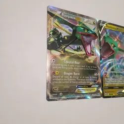 Pokemon Rayquaza EX 85/124 Holo Dragons Exalted LP, Crown zenith, M24 promo 3 - Image 3