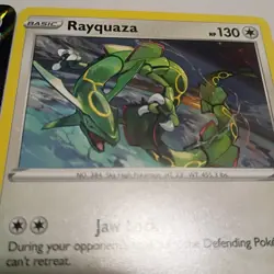 Pokemon Rayquaza EX 85/124 Holo Dragons Exalted LP, Crown zenith, M24 promo 3 - Image 5