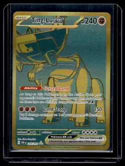 2024 Pokemon Paldean Fates Hyper Rare Ting-Lu Ex 244/091 (CF) - Image 1