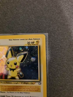 Pokemon TCG [PICHU] Holo Rare Vintage Neo Genesis 12/111 LP/EX - FAT SWIRL - Image 4