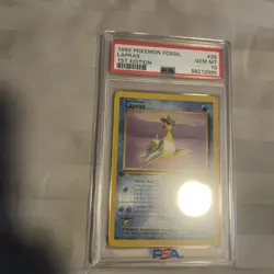 1999 Pokemon Fossil 1st Edition Lapras #25 Non-Holo GEM MINT PSA 10 - Image 4