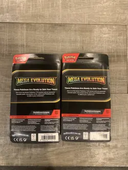 Pokemon Mega Evolution Premium Checklane Blisters SET OF 2 New sealed - Image 2