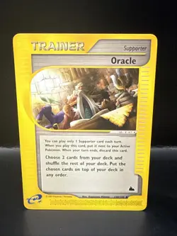 Pokemon Oracle Trainer Skyridge 138/144 Regular B - Image 1