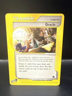 Pokemon Oracle Trainer Skyridge 138/144 Regular B - Image 2
