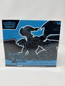 Pokemon Center Edition Black Bolt ETB Elite Trainer Box Sealed Brand New - Image 1