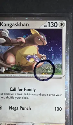 Kangaskhan 202 SWIRL Destined Rivals Black Star Promo Cosmos Pokemon TCG MINT A - Image 2