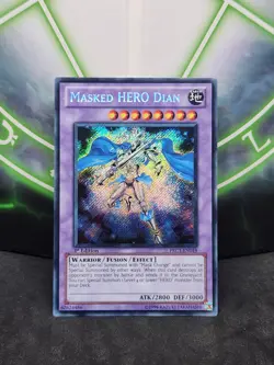 Yugioh Masked HERO Dian PRC1-EN019 Secret Rare 1st Edition NM Euro - Image 1