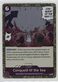 2024 One Piece Card Game: Two Legends OP08 R Conquest of the Sea #OP08-077 - Image 1
