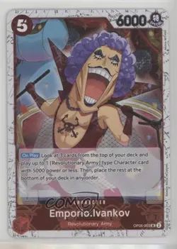 2024 One Piece Card Game: Premium PRB-01 Reprint Pirate Foil Emporio Ivankov - Image 1