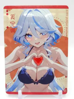 Peerless Beauty - Anime Waifu Heart Gem Trading Card - Furina - NUMBERED 396/555 - Image 1