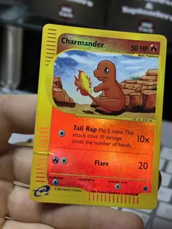 #2 Charmander 97/165 Expedition 2002 Reverse Holo E-Series Vintage Pokemon Card - Image 3