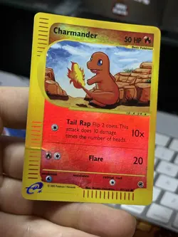 #2 Charmander 97/165 Expedition 2002 Reverse Holo E-Series Vintage Pokemon Card - Image 4