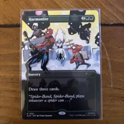 MTG Spider-Man HARMONIZE 7021 Secret Lair Bonus Card - NM/MT Non-Foil - Image 1