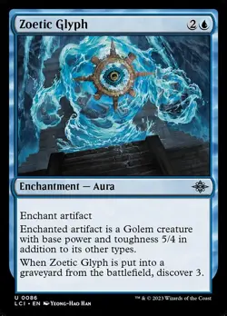 (3x FOIL) ZOETIC GLYPH - Ixalan - MTG Magic the Gathering Card - Image 1