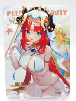 Peerless Beauty - Anime Waifu AZP Trading Card - Nilou - NUMBERED 48/50 - Image 1