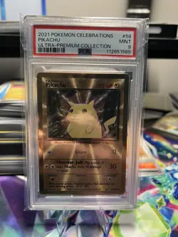 Pikachu - (Celebrations Metal Card) 058/102 PSA 9 - Image 1